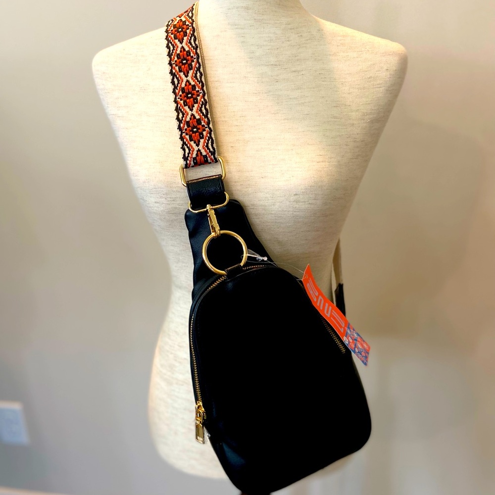 Bunulu Black Sling Bag NWT